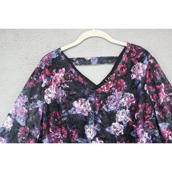 Lee Long Belled Sleeve Lace Tunic-Size 2X-Whimsigoth - Picture 5 of 11